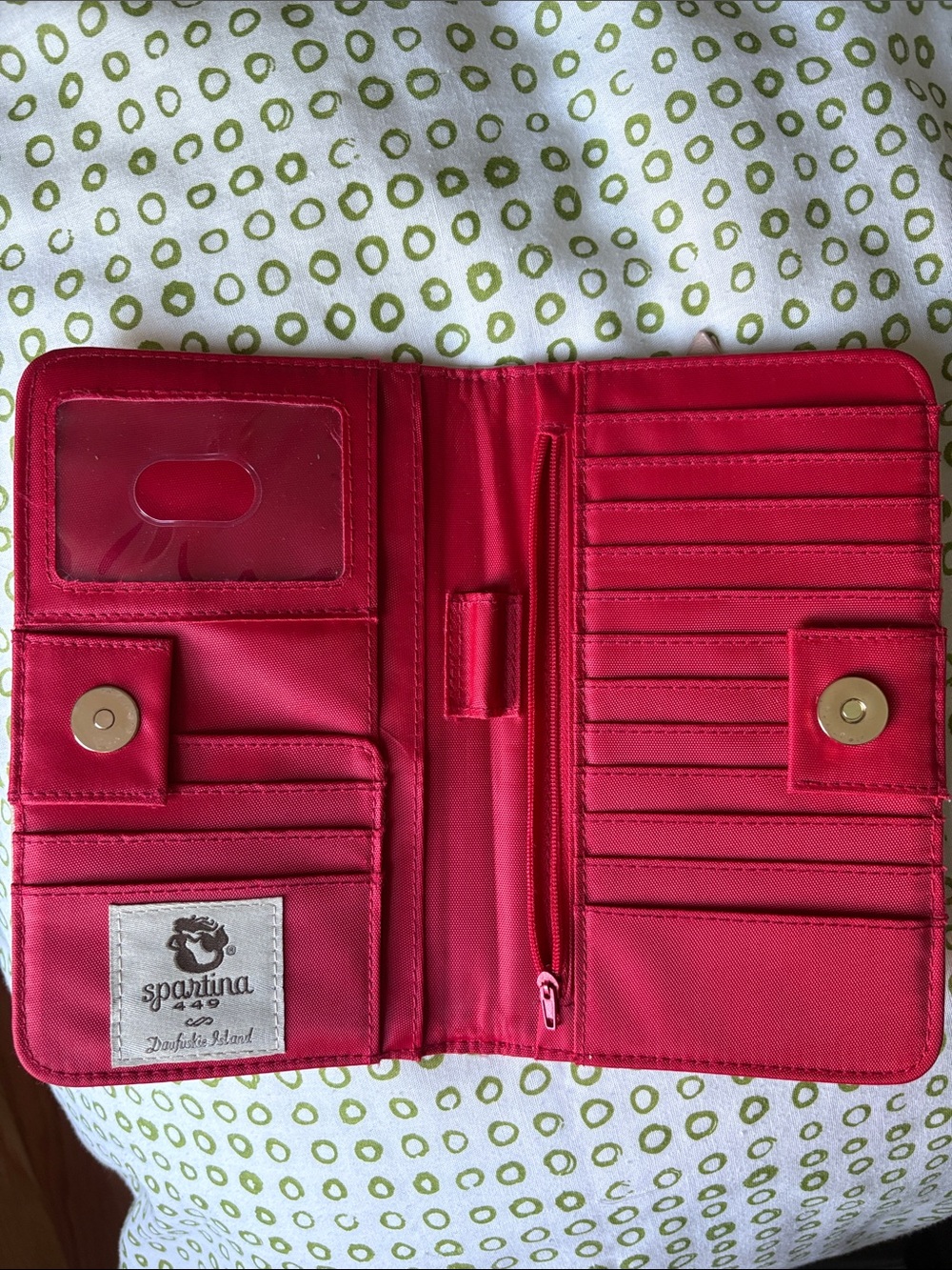 Spartina Northeastern Harbors Snap Wallet - Picture 4 of 8